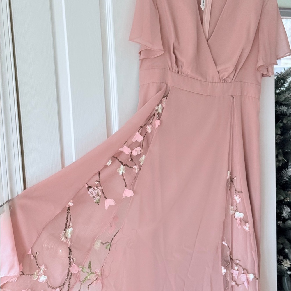 JJs House Blush Pink High Low Dress